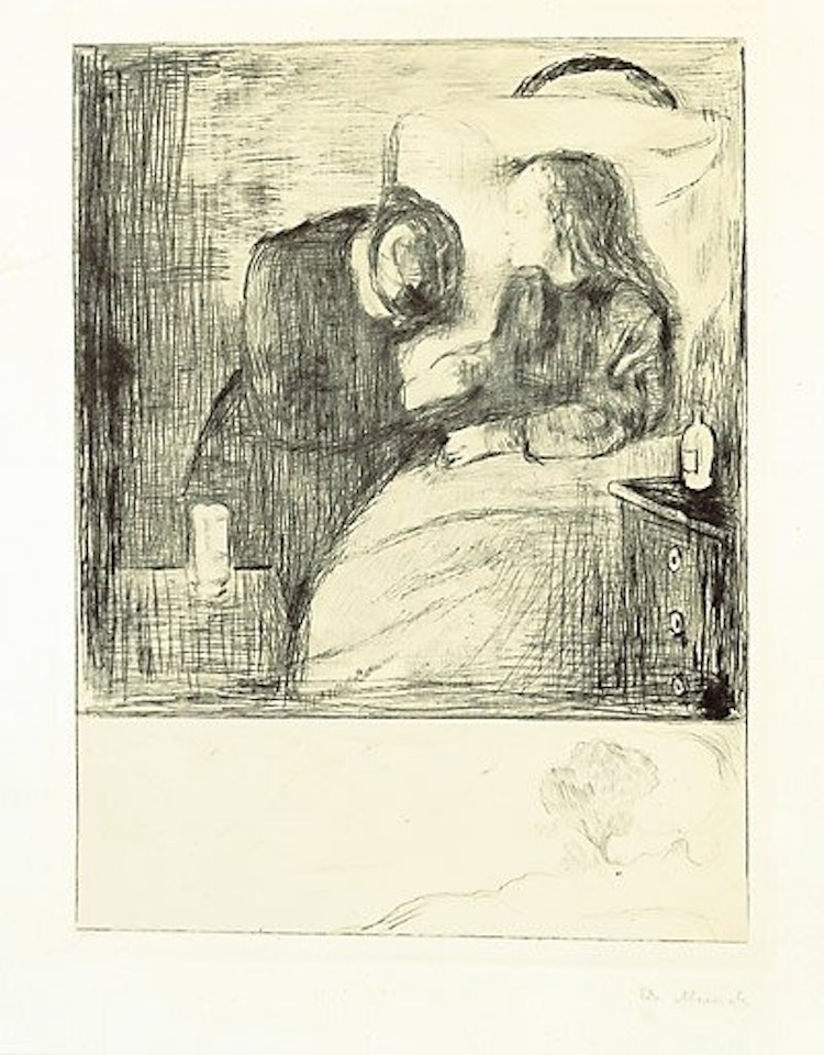 Det syke barn by Edvard Munch