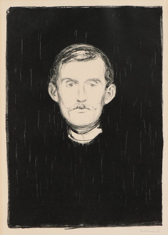 Self-Portrait by Edvard Munch