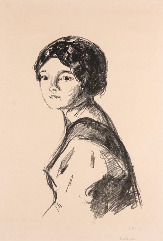 Young Woman by Edvard Munch