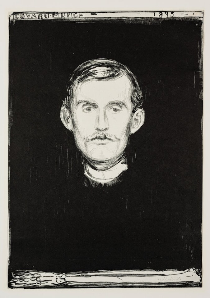 Self-Portrait by Edvard Munch