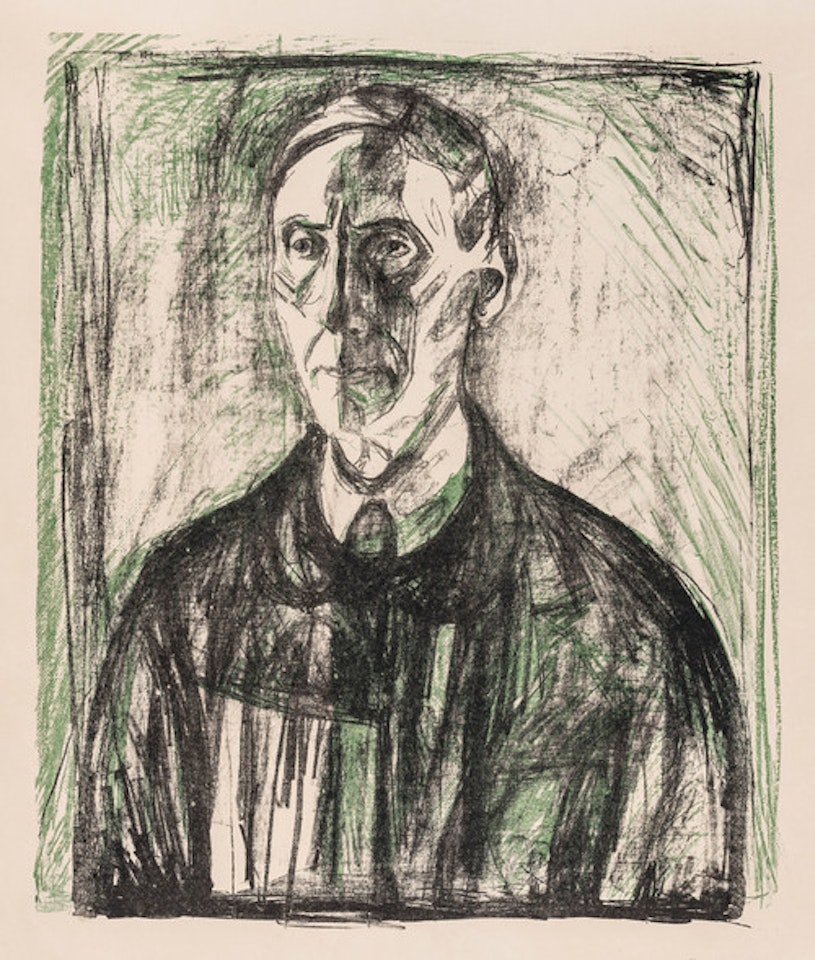 Professor Kristian Schreiner by Edvard Munch