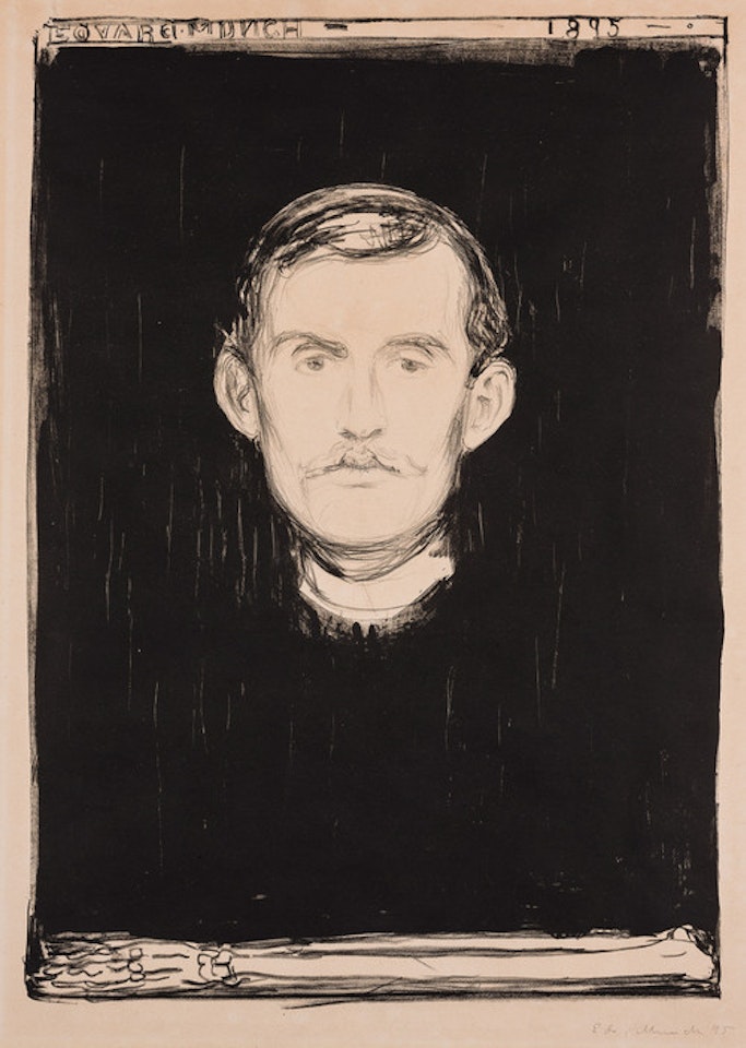 Self-Portrait by Edvard Munch