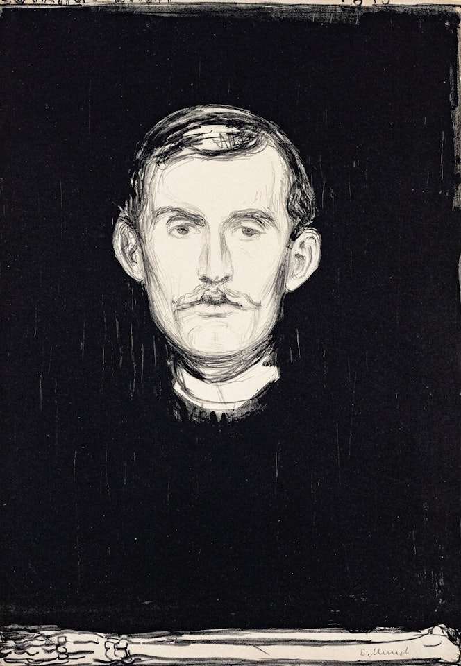Self-Portrait by Edvard Munch