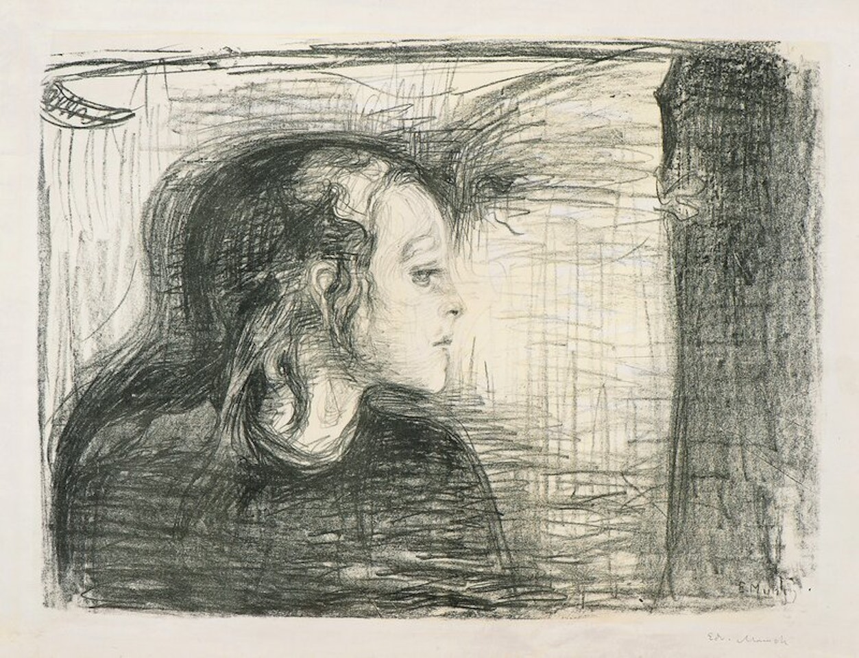 The Sick Child I by Edvard Munch