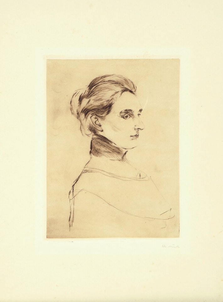 Mrs Marie Lind by Edvard Munch