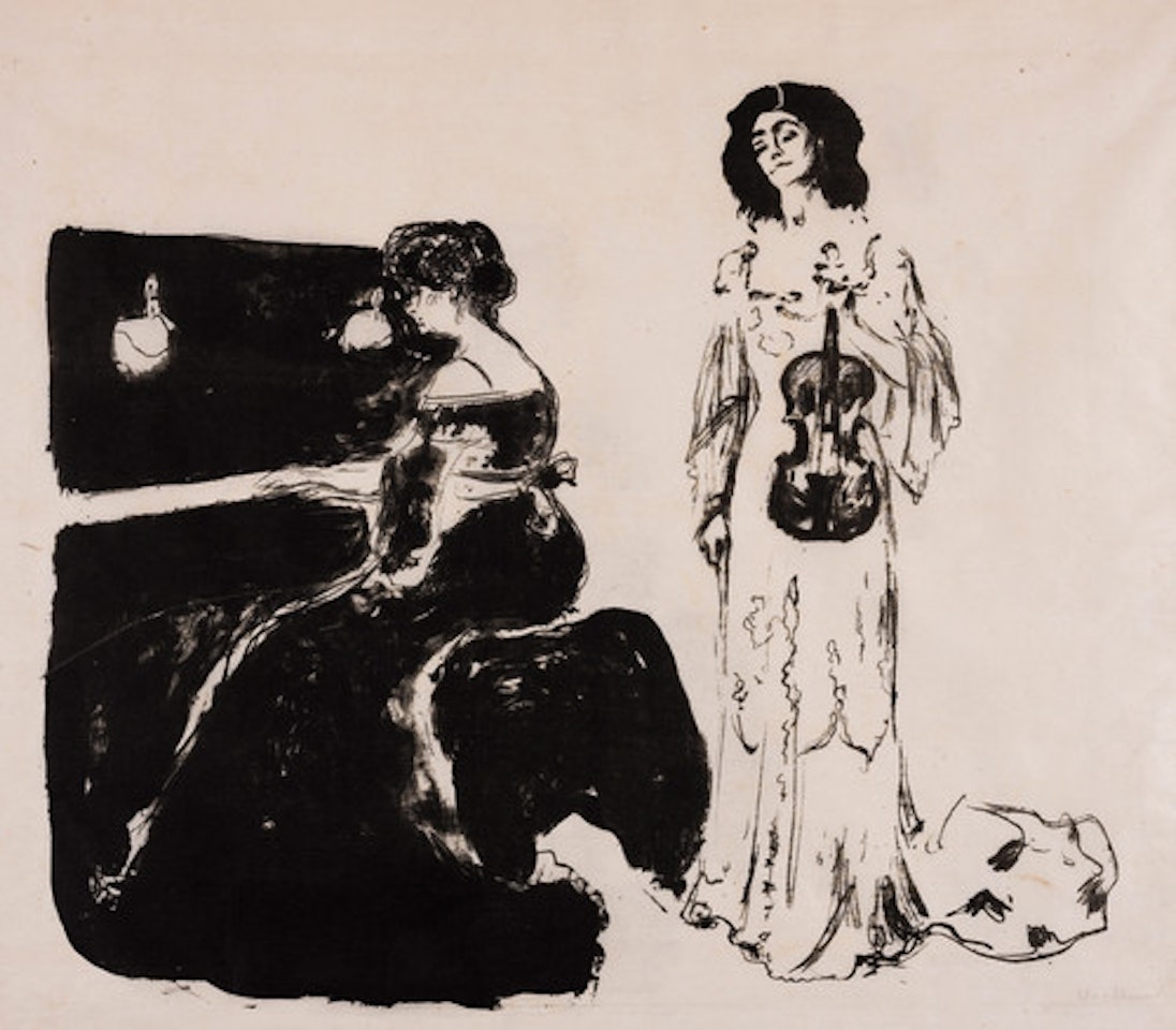 Violin Concert by Edvard Munch