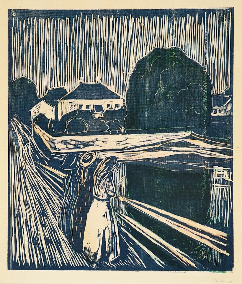 The Girls on the Bridge by Edvard Munch