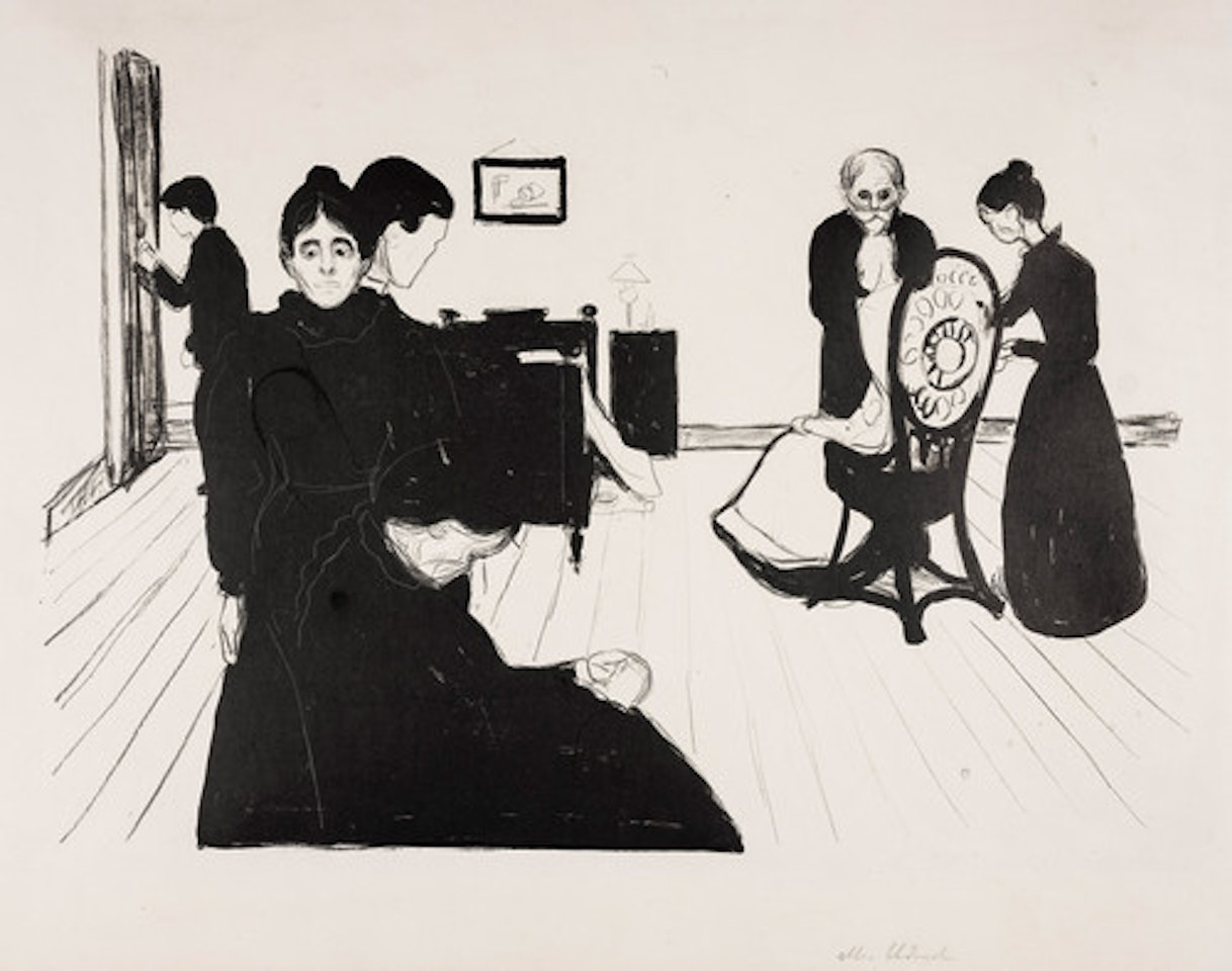 Death in the Sickroom by Edvard Munch