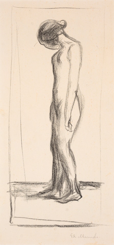 Weeping nude by Edvard Munch