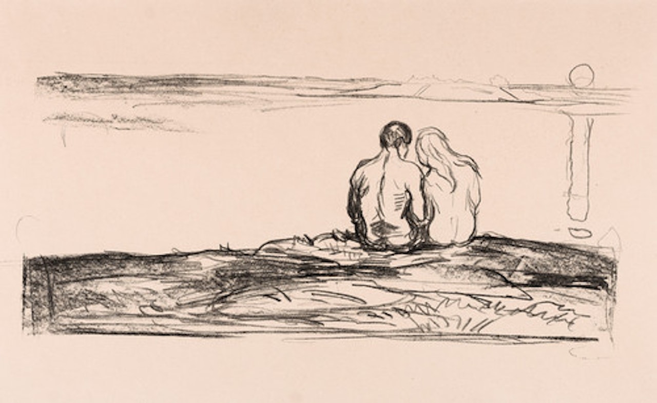 Moonrise by Edvard Munch