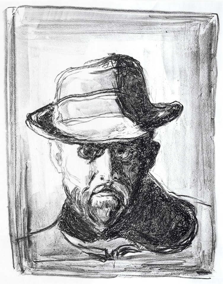 Hans Jæger II by Edvard Munch