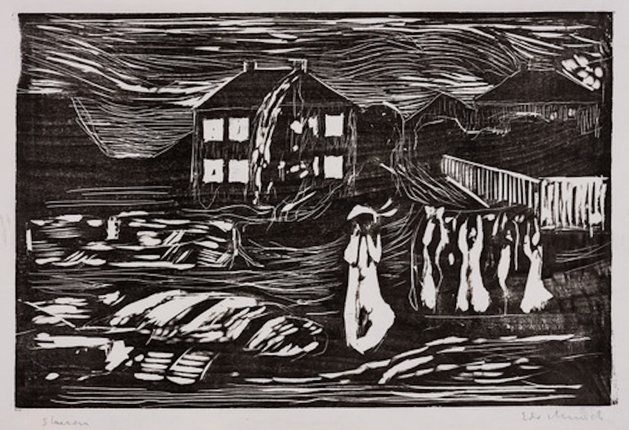 The Storm by Edvard Munch