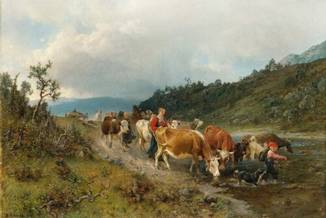 By the waterhole by Anders Monsen Askevold