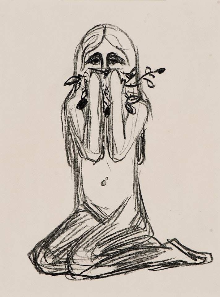 Omega and the Flower by Edvard Munch