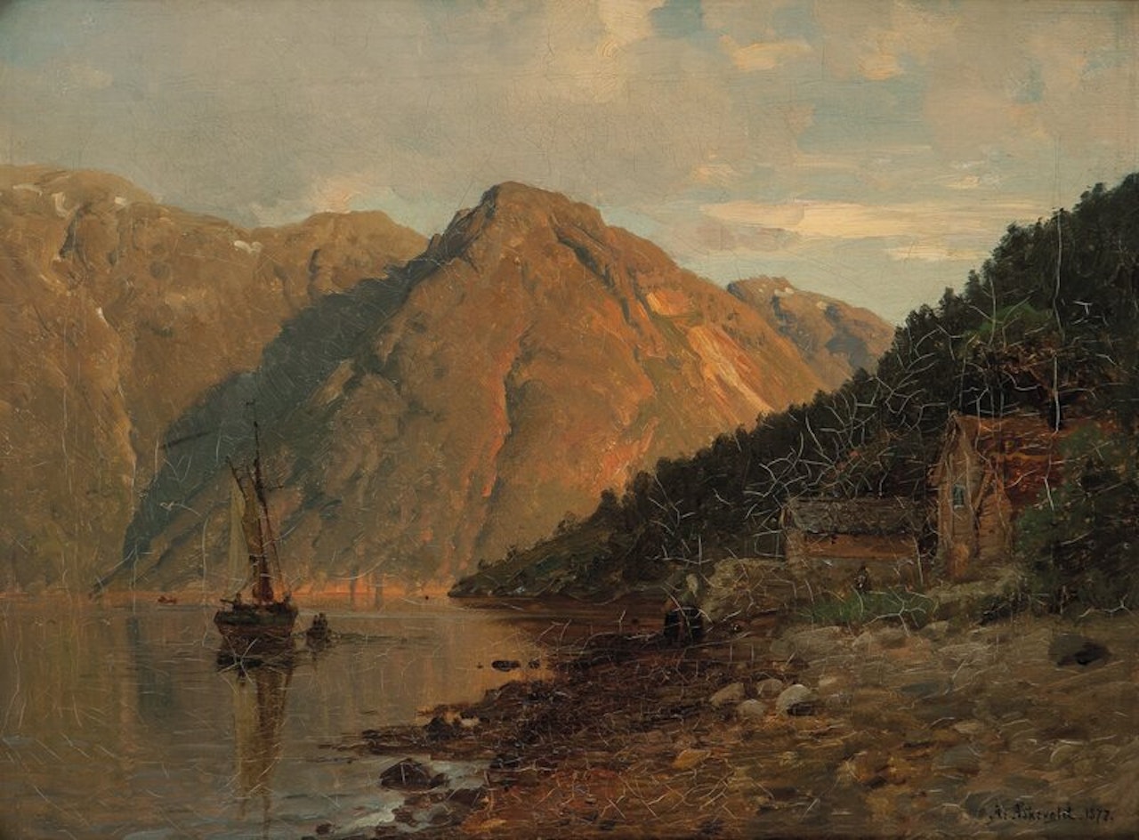 Ved Utne i Hardanger by Anders Monsen Askevold