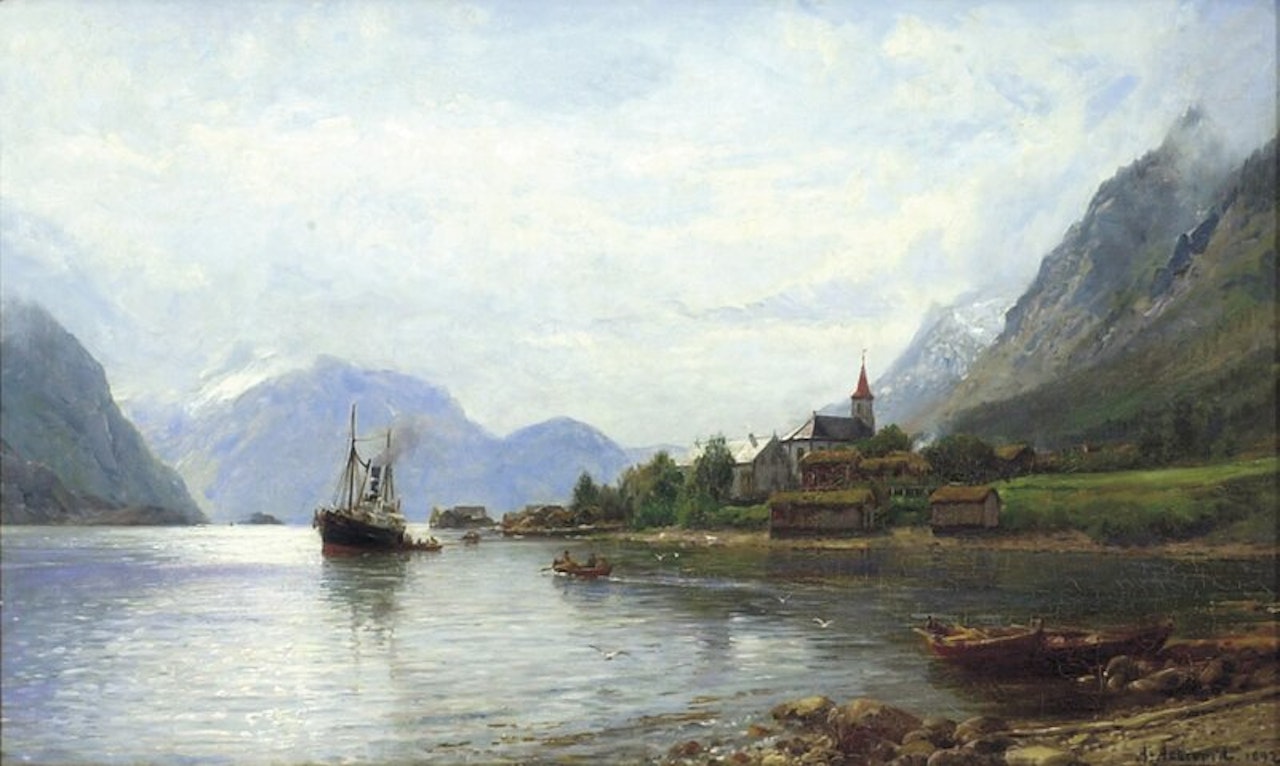 Sæbø i Sundfjord by Anders Monsen Askevold
