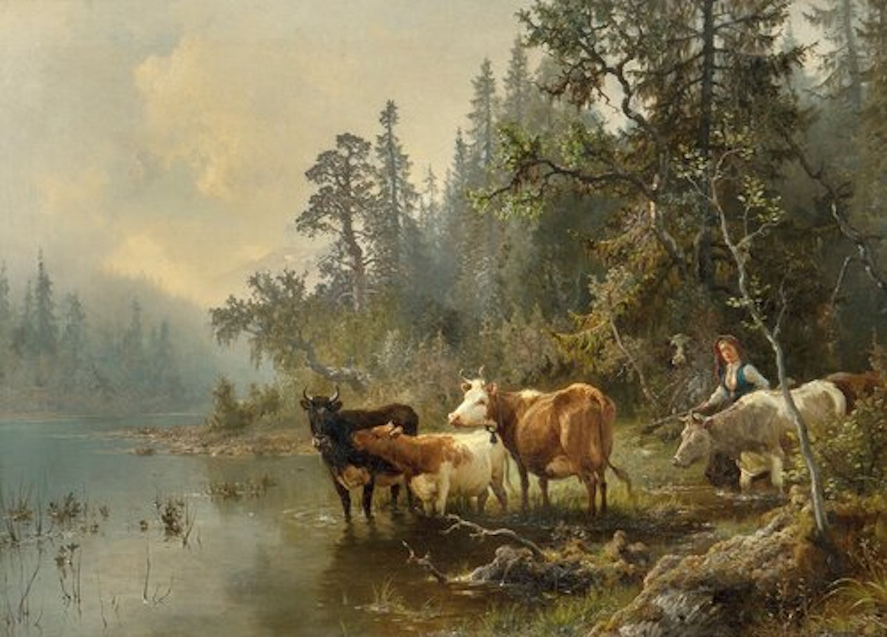 By the Waterhole by Anders Monsen Askevold