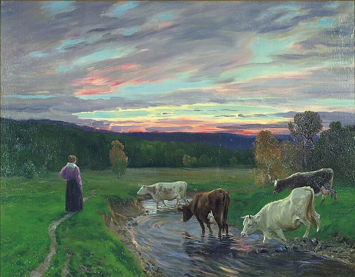 Etter solnedgang by Christian Skredsvig