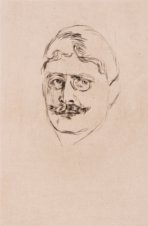 Knut Hamsun by Edvard Munch