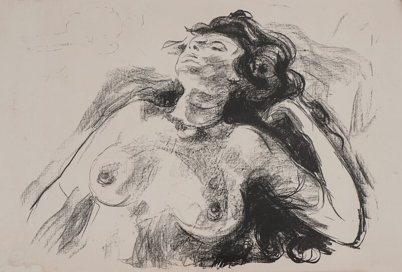 Reclining Nude II by Edvard Munch