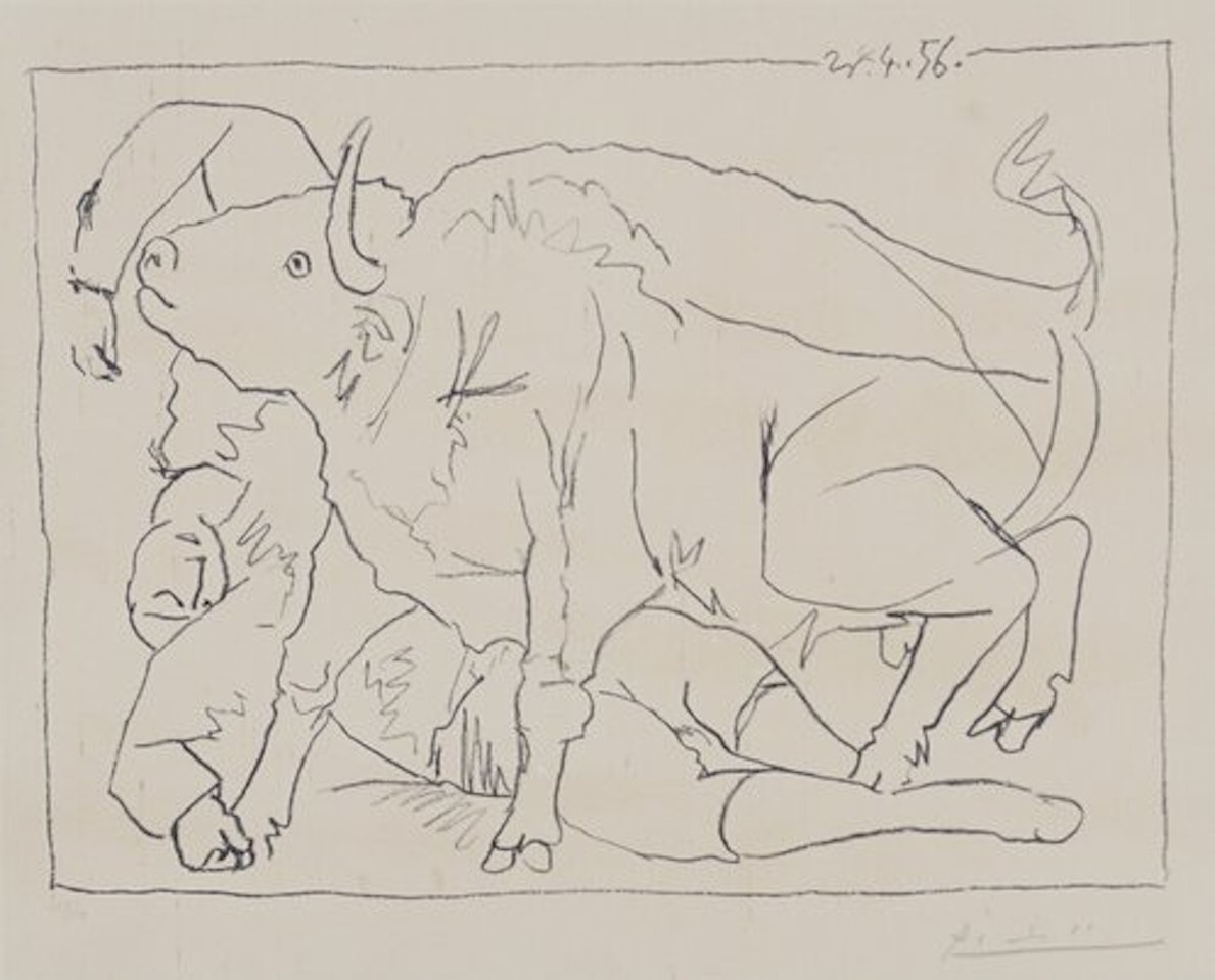 Le Torero Blessé by Pablo Picasso