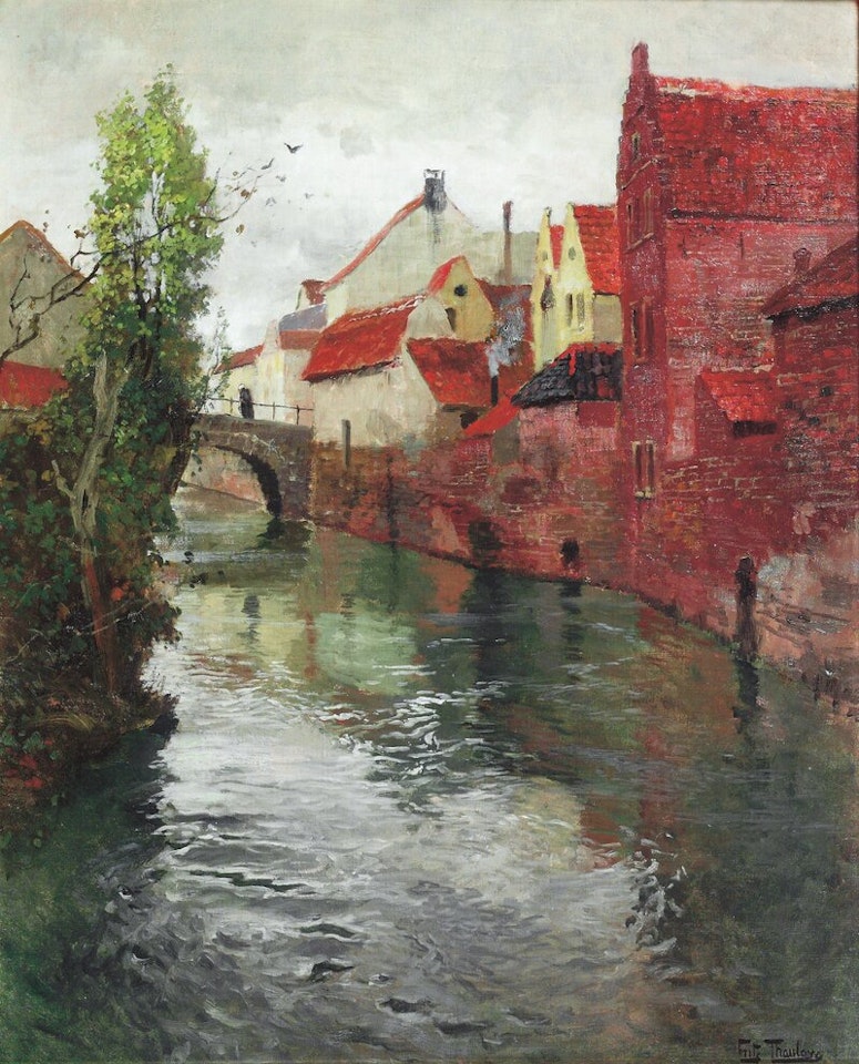 Spring by Fritz Thaulow