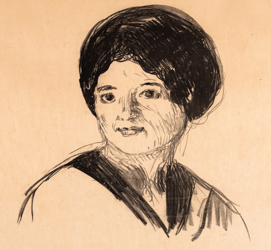 Young Woman by Edvard Munch