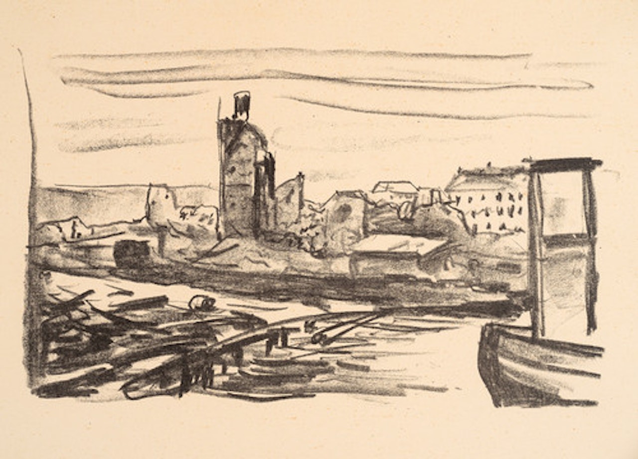 After the Bergen fire I by Edvard Munch