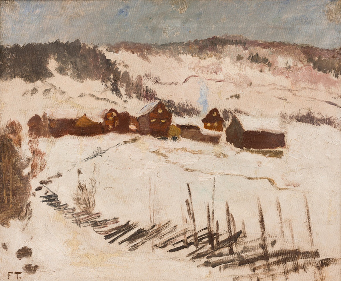Winter 1906 by Fritz Thaulow