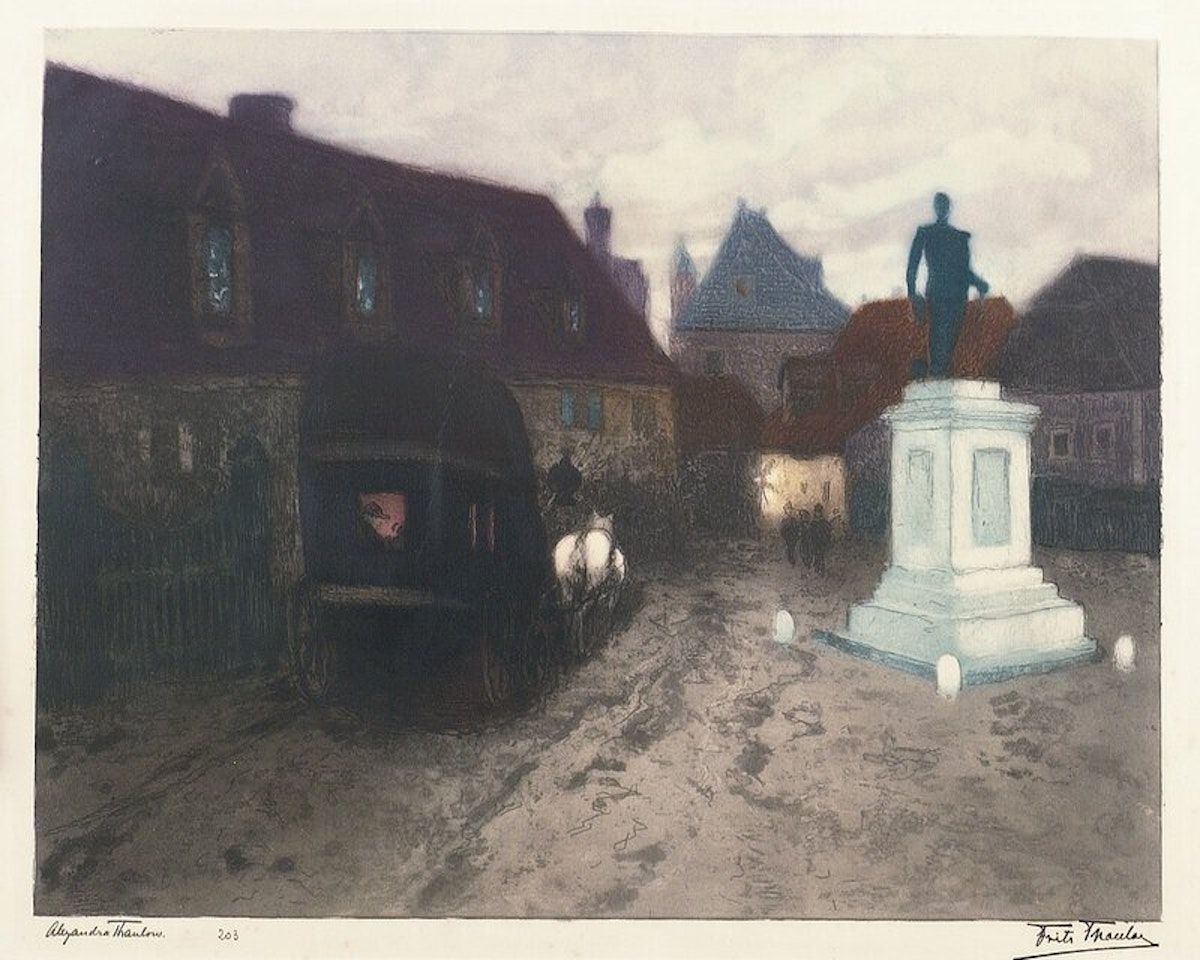 Diligencen by Fritz Thaulow