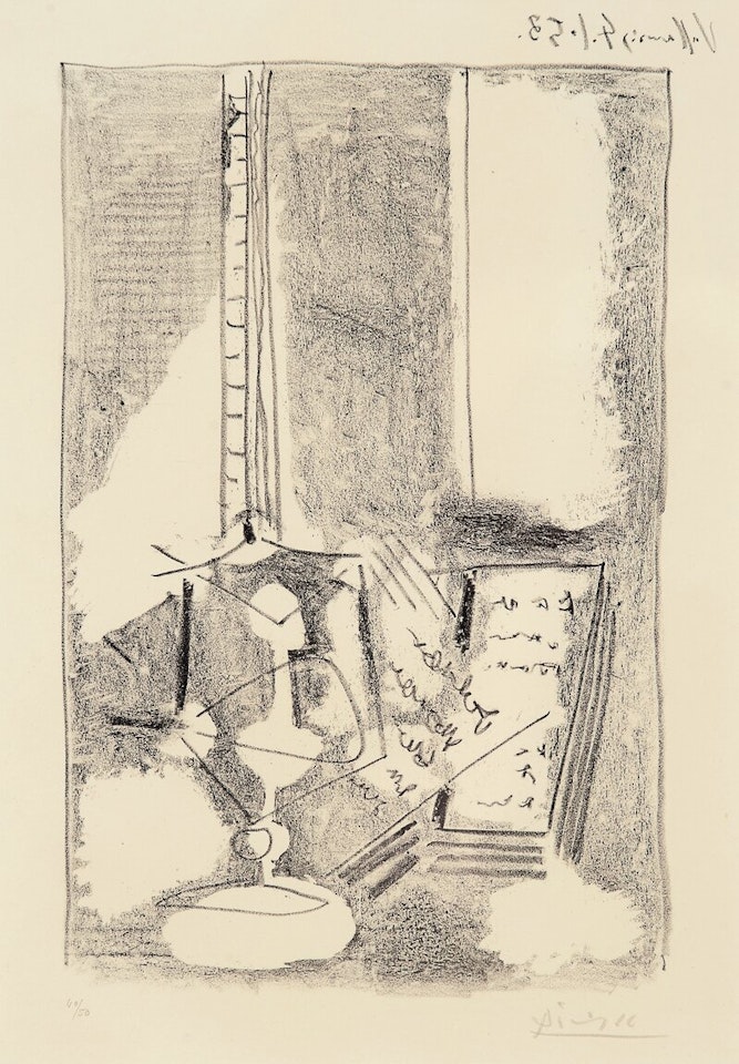 Nature morte au Livre by Pablo Picasso