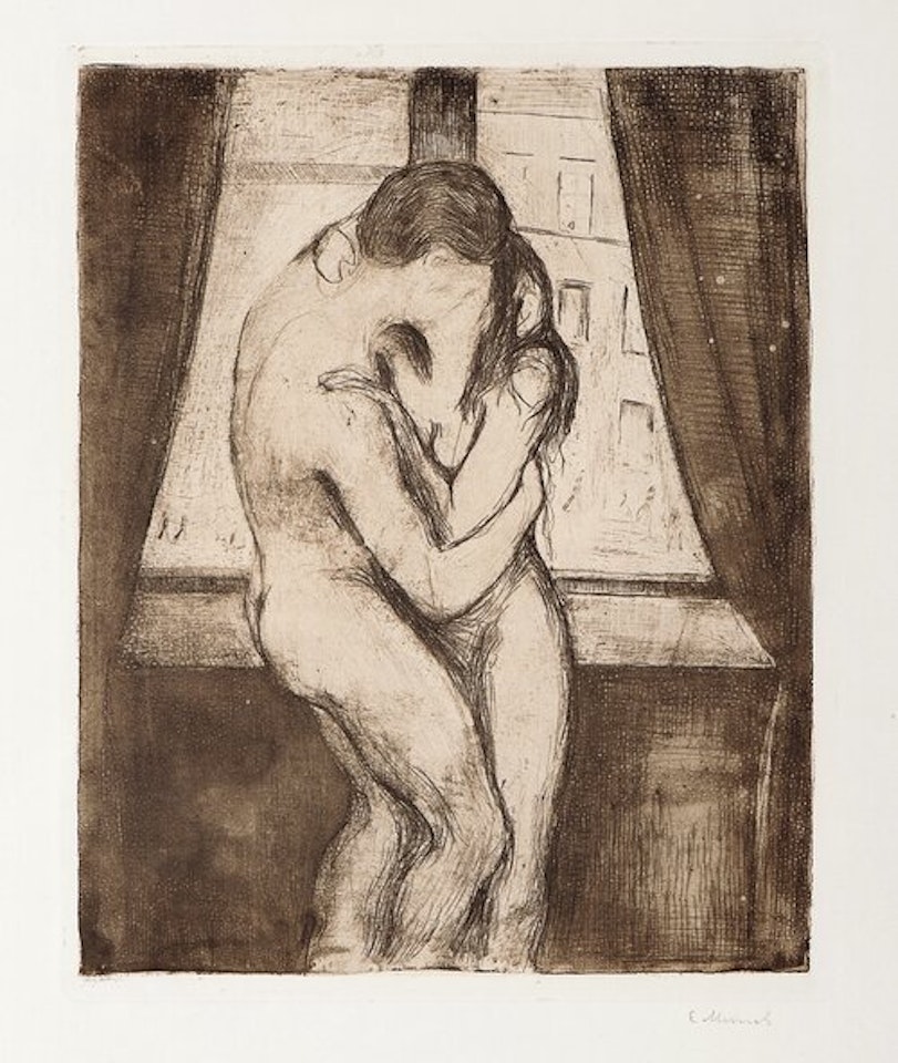 The Kiss by Edvard Munch