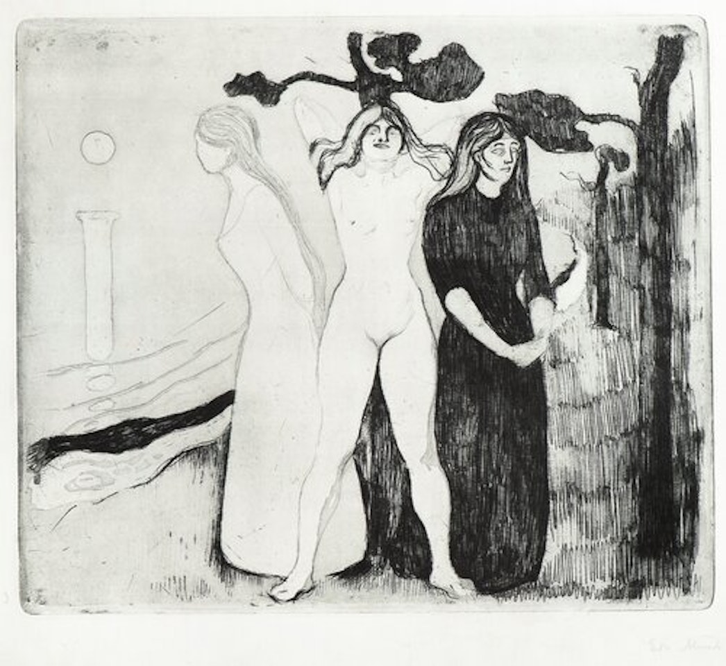 The Woman II by Edvard Munch