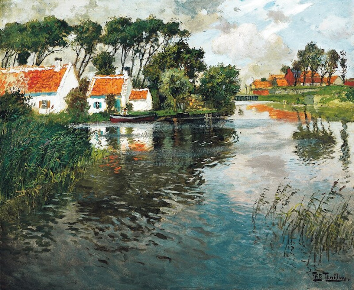 Vindkastet by Fritz Thaulow