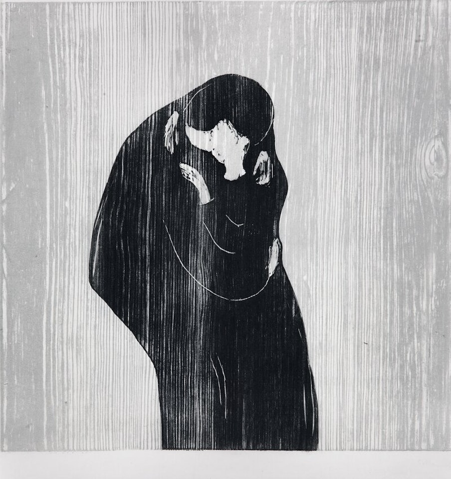 The Kiss IV by Edvard Munch
