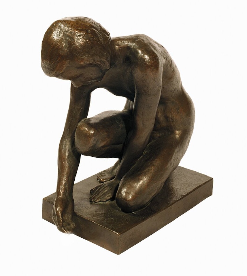 Knelende kvinne by Arne Durban