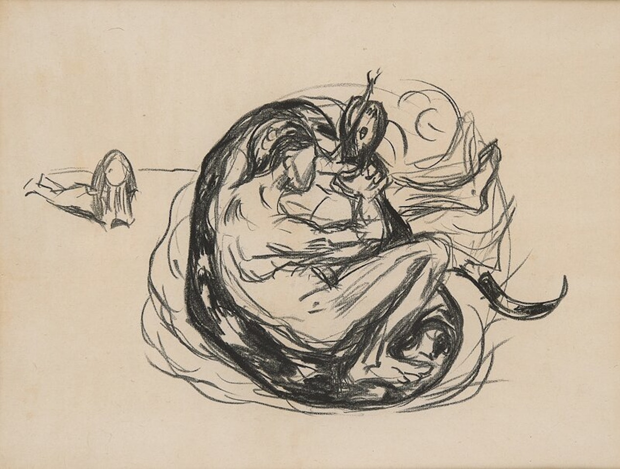 The Serpent is Killed by Edvard Munch