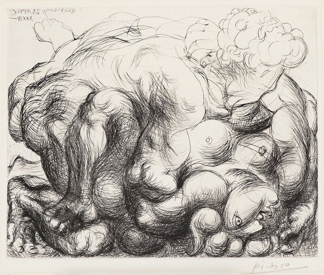 The Rape, V / Le Viol, V by Pablo Picasso