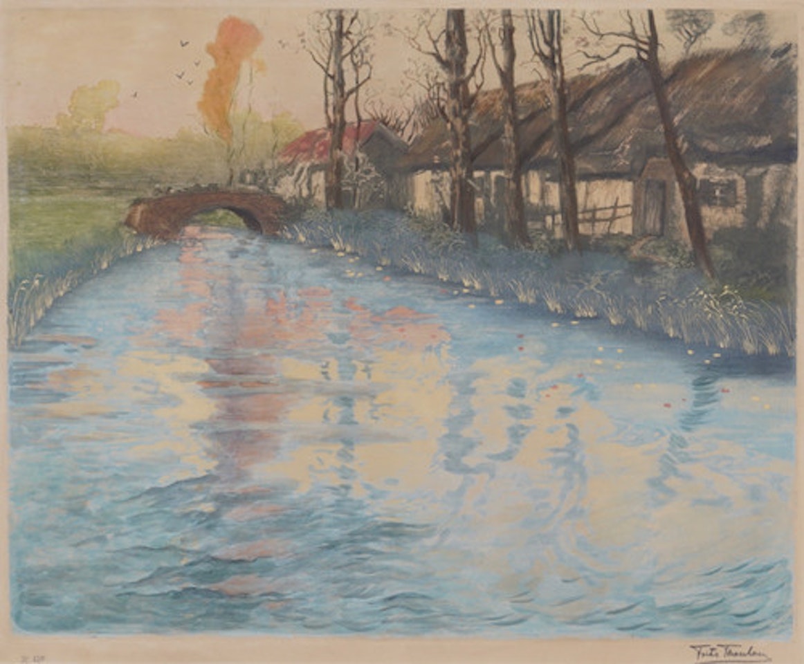 Elv by Fritz Thaulow