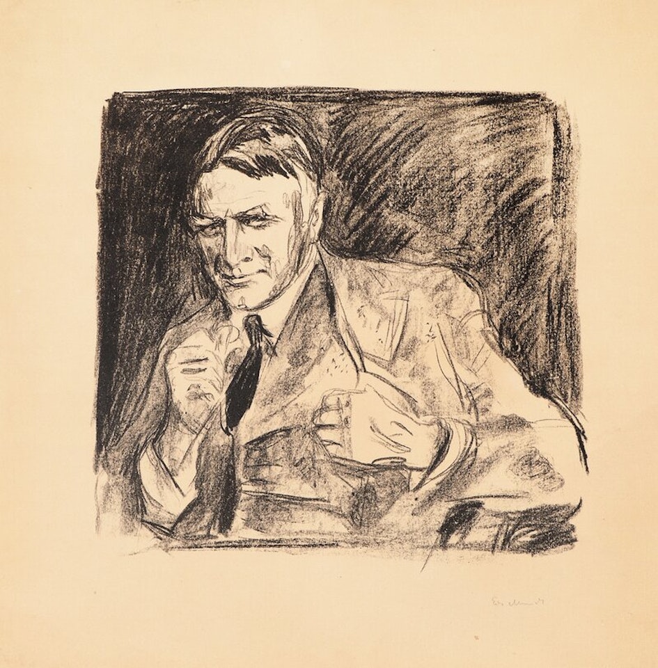Architect Henrik Bull by Edvard Munch