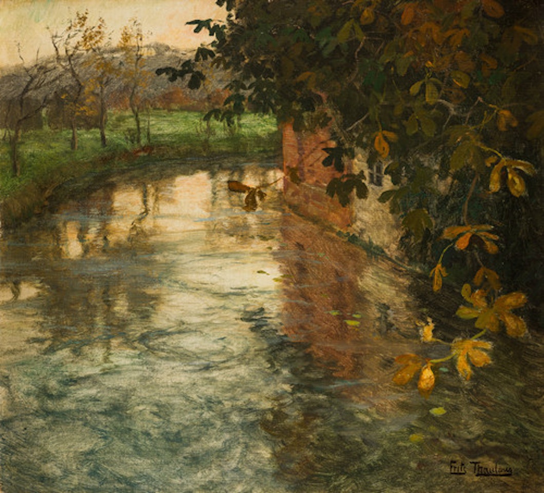 Part of a River by Fritz Thaulow