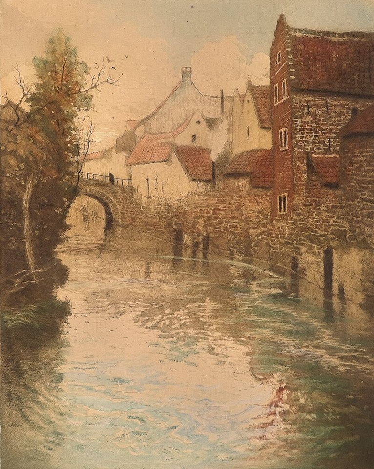 Spring by Fritz Thaulow