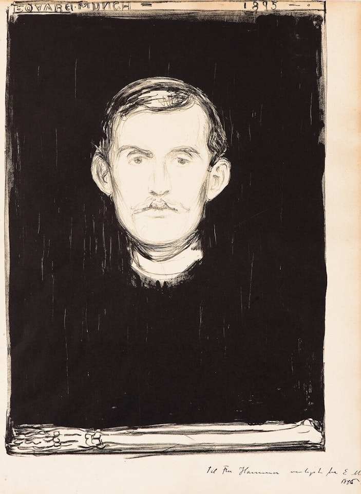 Self-Portrait by Edvard Munch