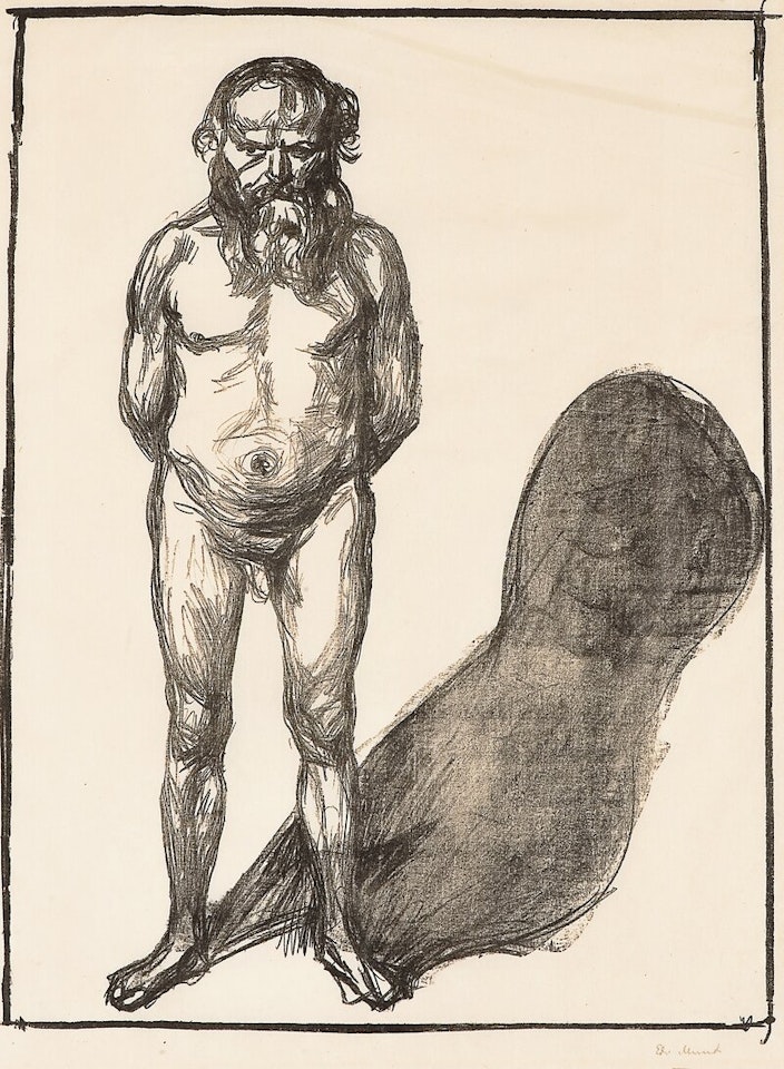 Male Nude by Edvard Munch