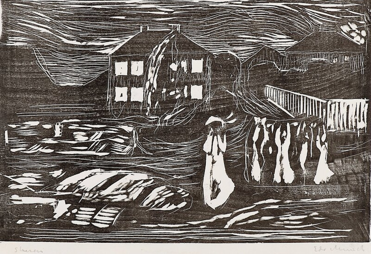 The Storm by Edvard Munch