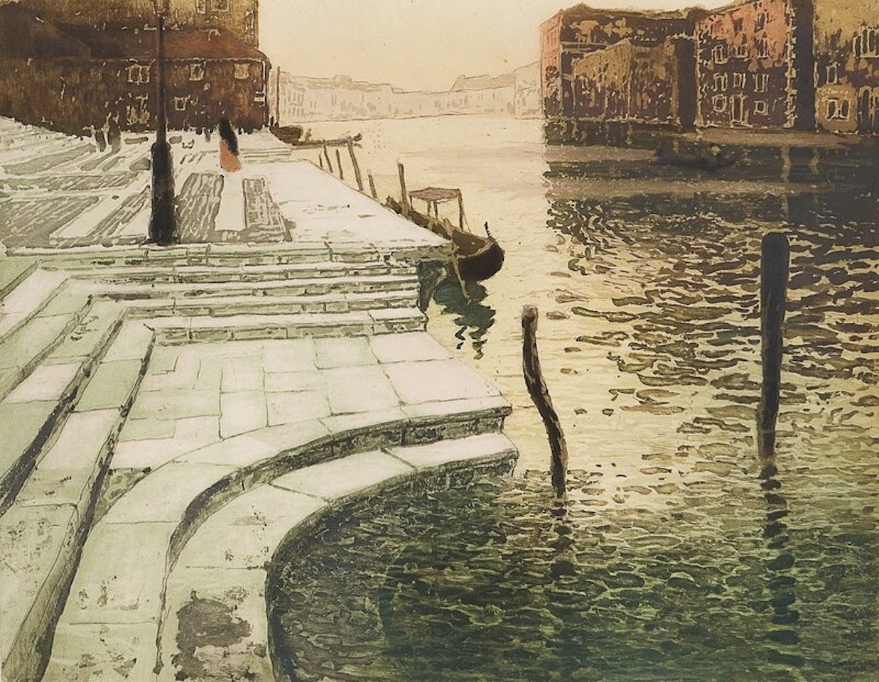 Marmortrappen by Fritz Thaulow