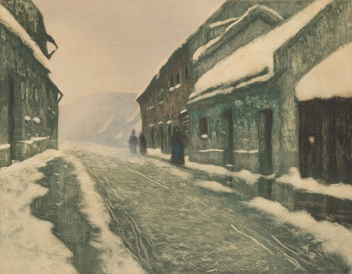 Tøvær by Fritz Thaulow