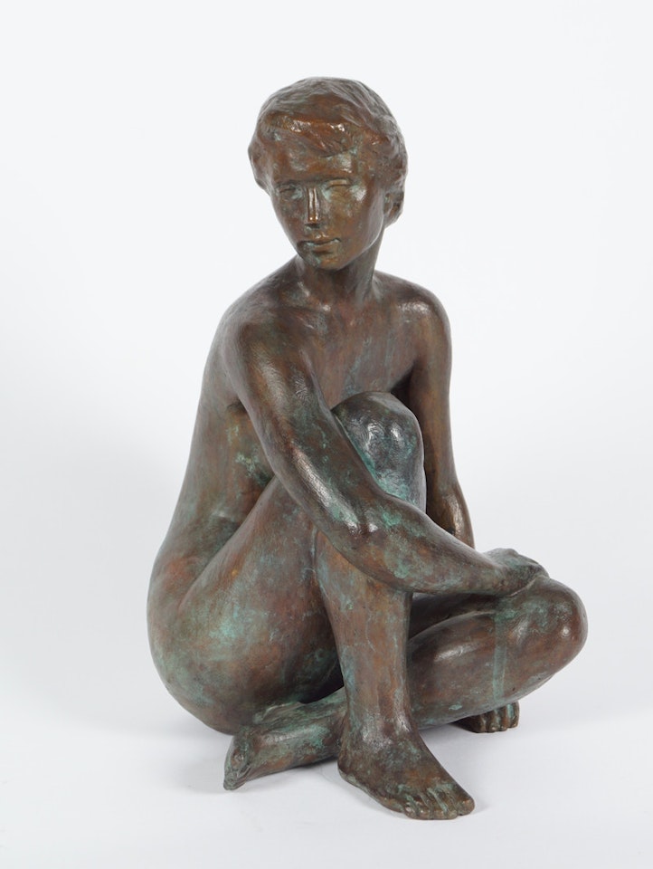 Sittende kvinneakt by Arne Durban