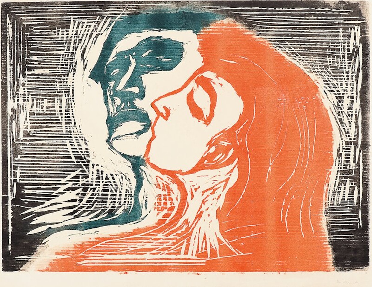 Head by Head by Edvard Munch