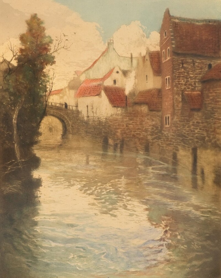 Spring by Fritz Thaulow